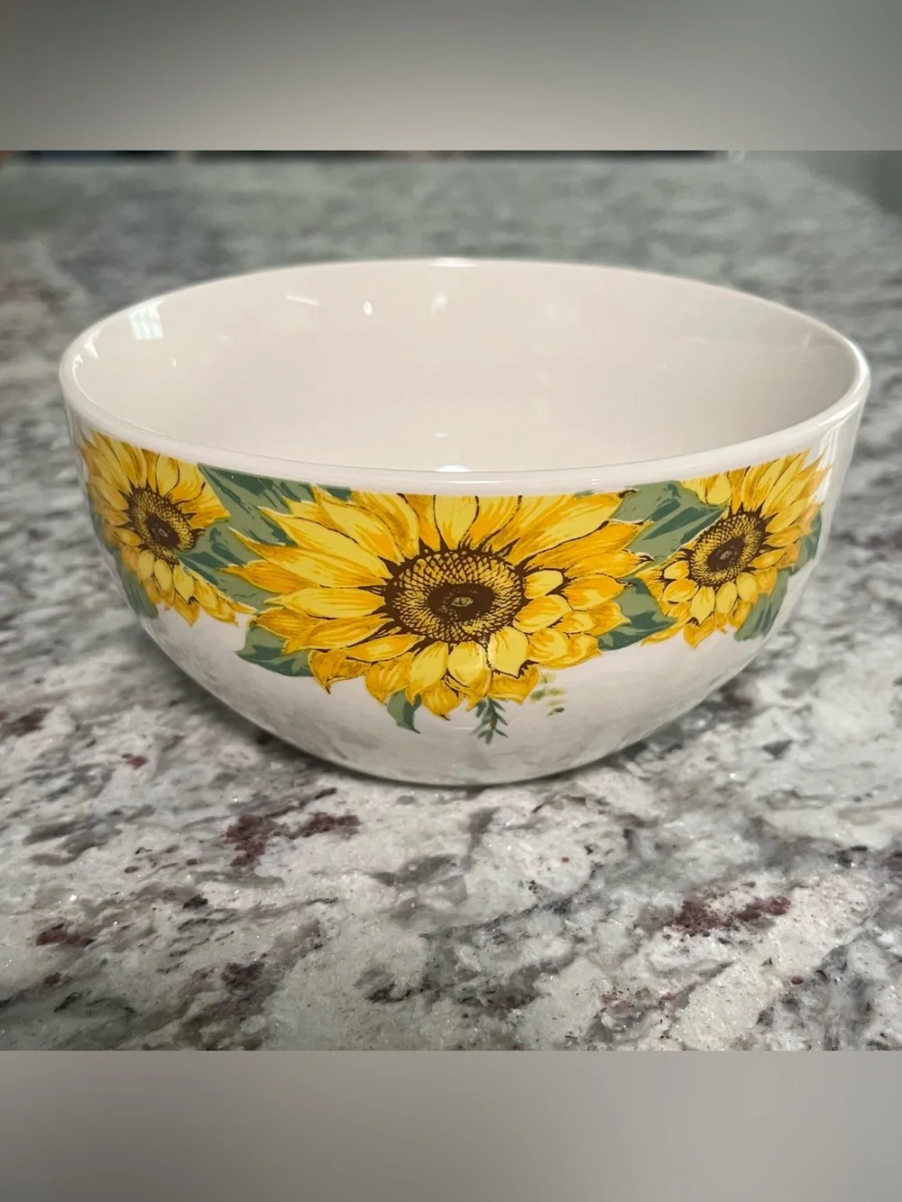 Royal Norfolk 6 Sunflower Cereal Bowls Fall Floral Country Boho Cottagecore